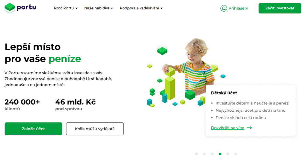 Jak vytvořit automatické portfolio na portu