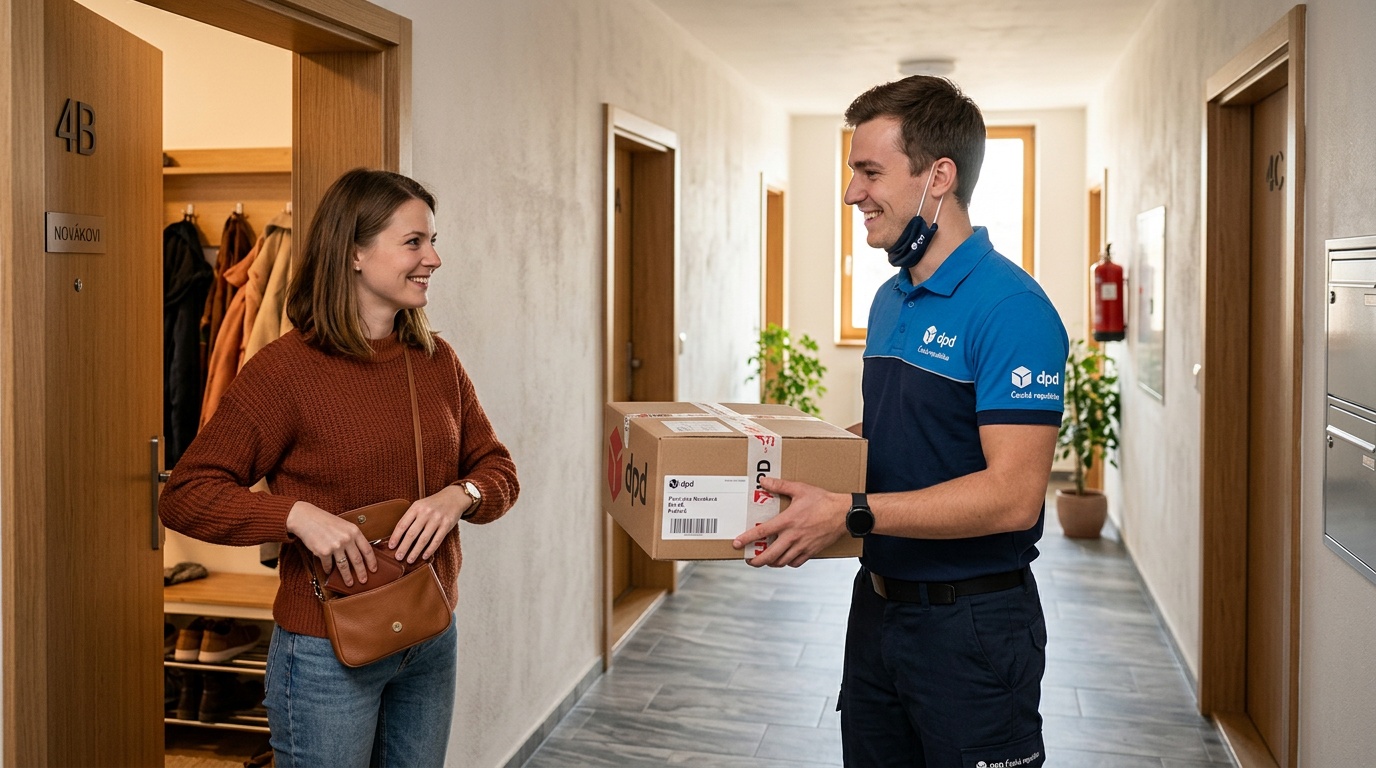Převzetí zásilky a platba dobírkou kurýrovi