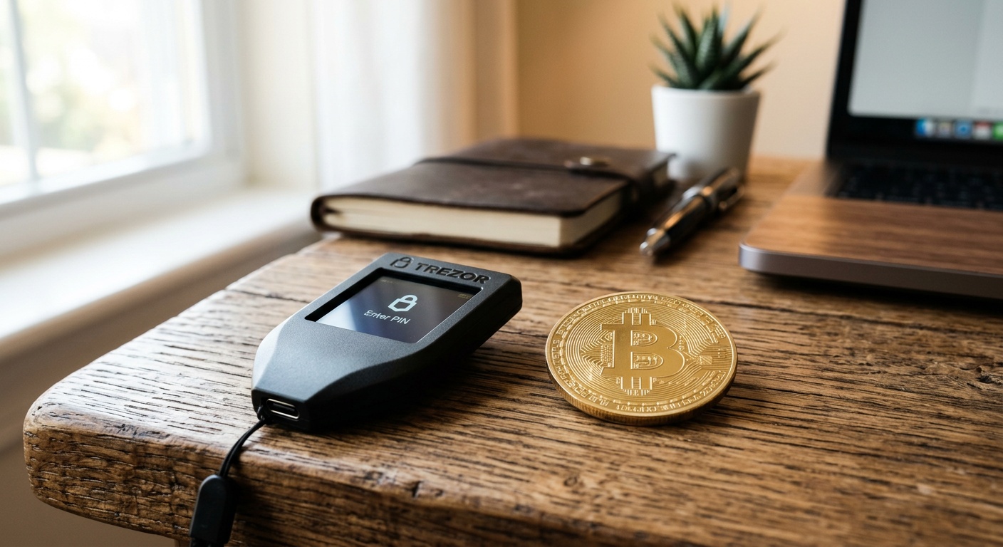 Trezor hardwarová peněženka a bitcoin