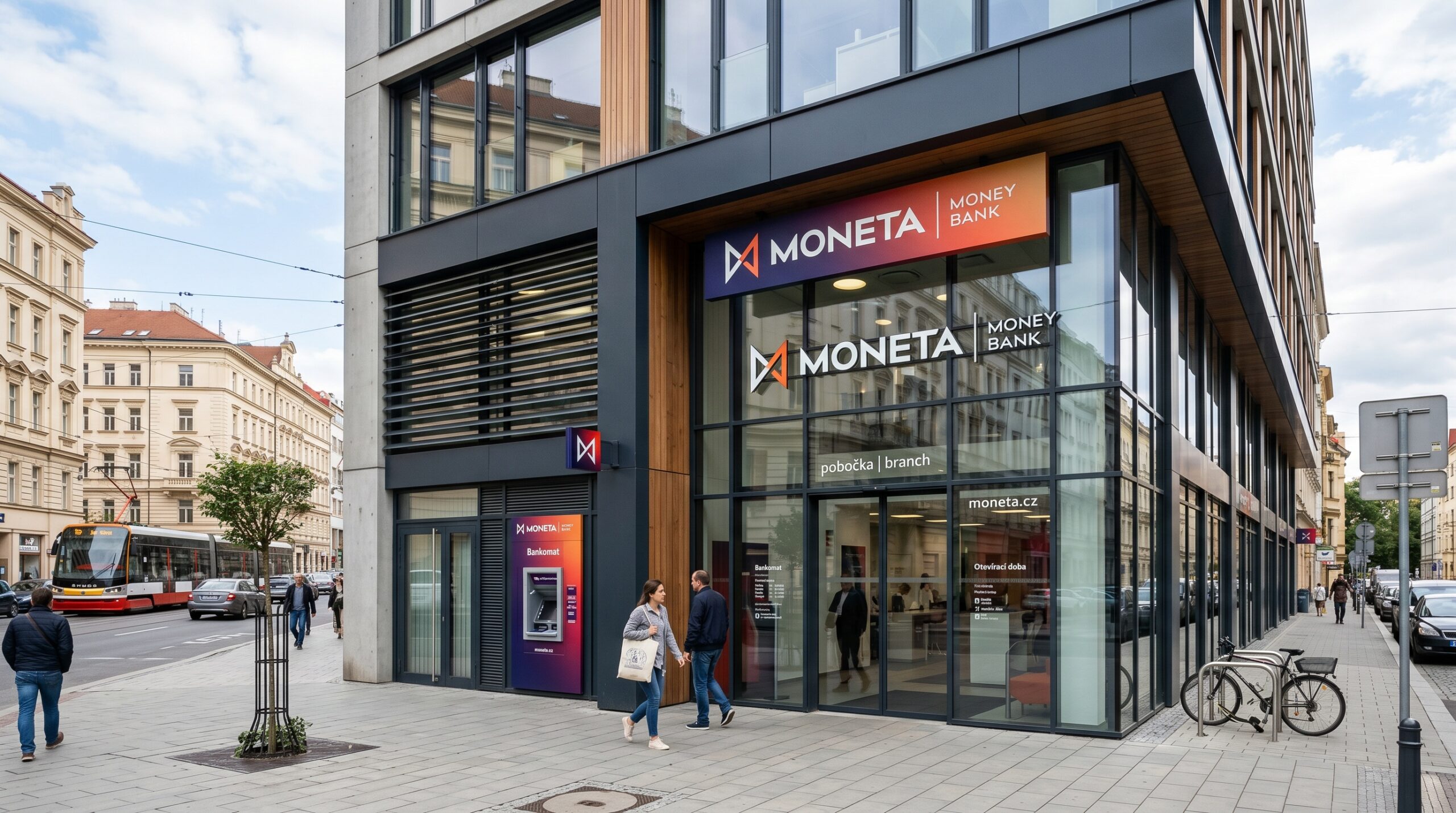 Moneta Money Bank pobočka v Česku