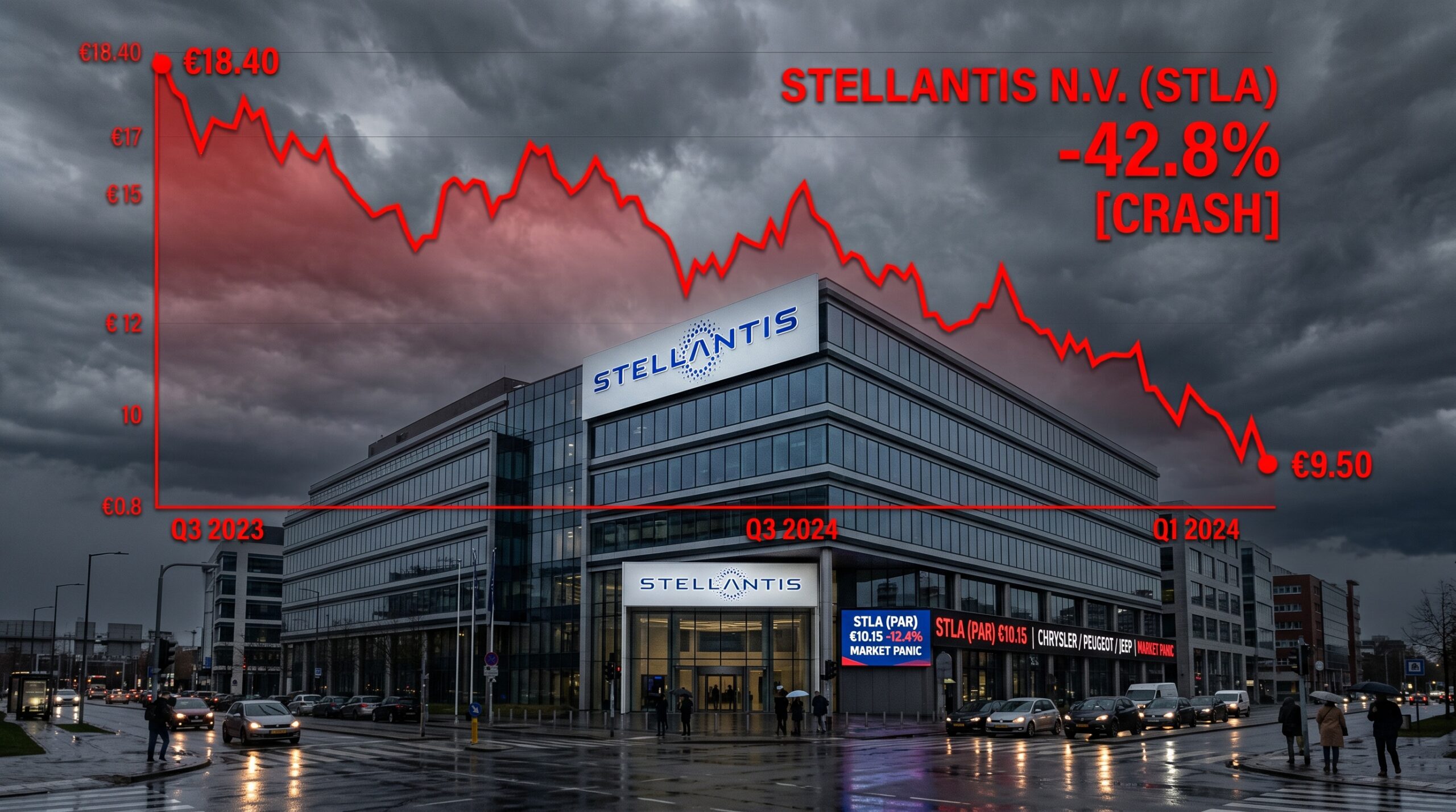 Akcie Stellantis ztratily přes 40 % od začátku roku