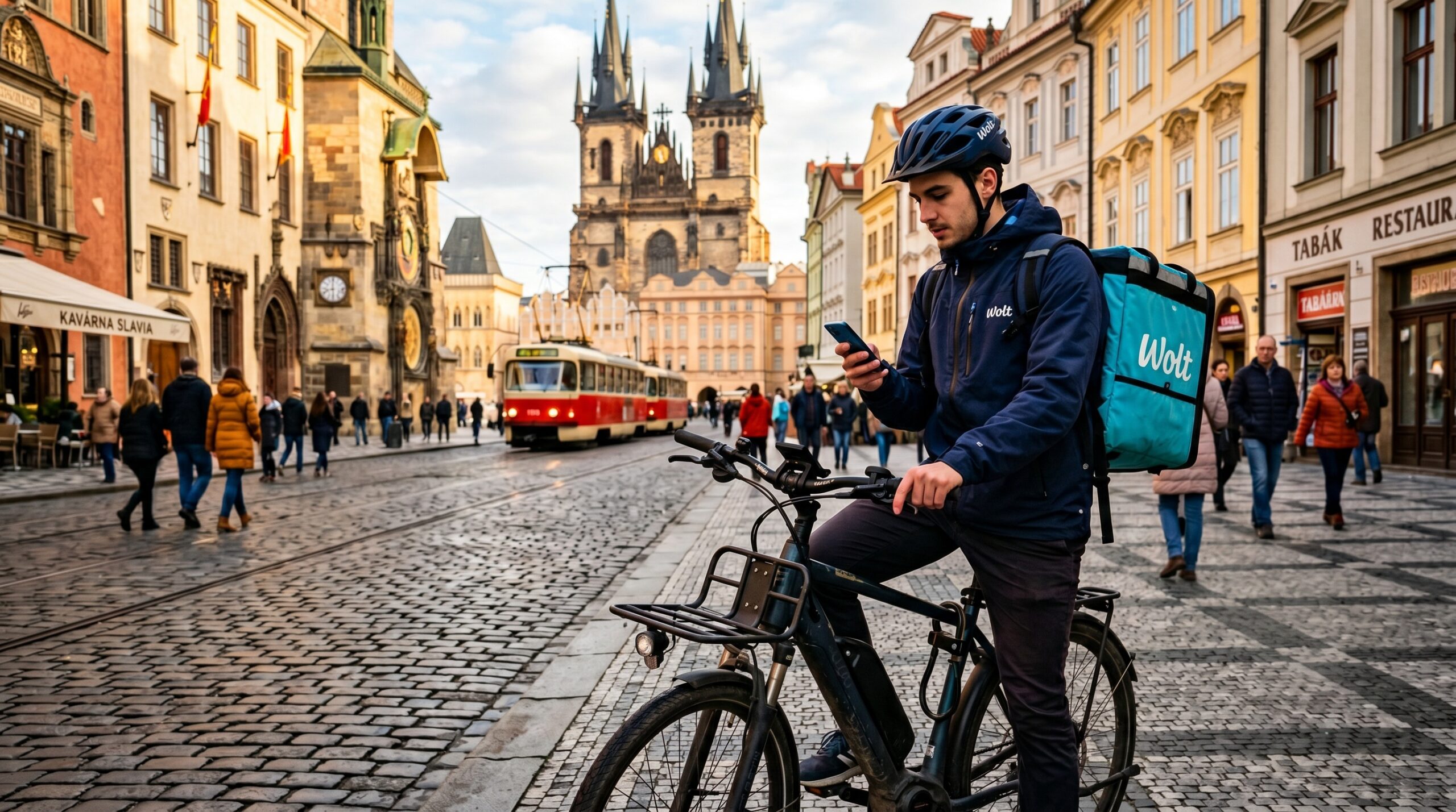 Doručovací aplikace — Wolt, Bolt Food, Rohlík