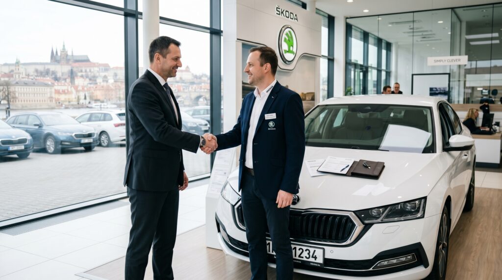 Operativní leasing — předání nového vozu firemnímu klientovi