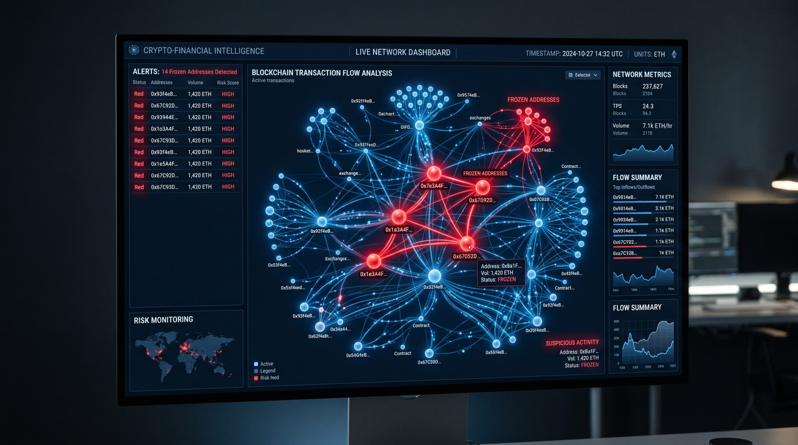 Tether USDT 2026 — zmrazené adresy na blockchainu