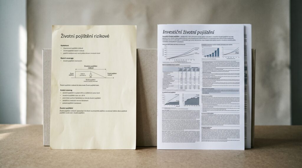 Rizikové vs. investiční životní pojištění — srovnání 2026